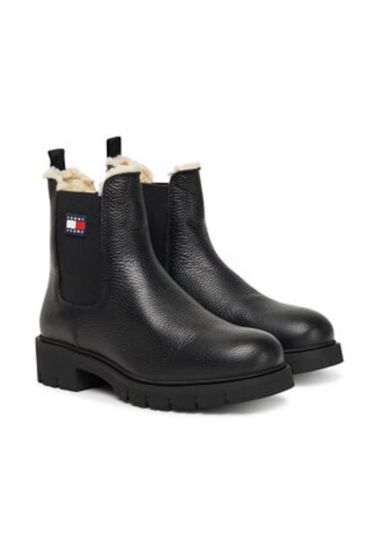 Tommy Jeans Ghete Chelsea pentru femei - 305553485 - piele naturala -