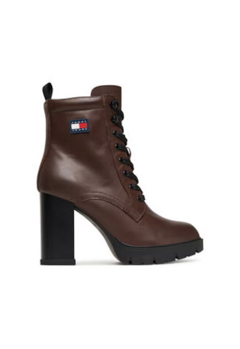 Tommy Jeans Ghete dama 305553577 - Piele naturala - Maro -