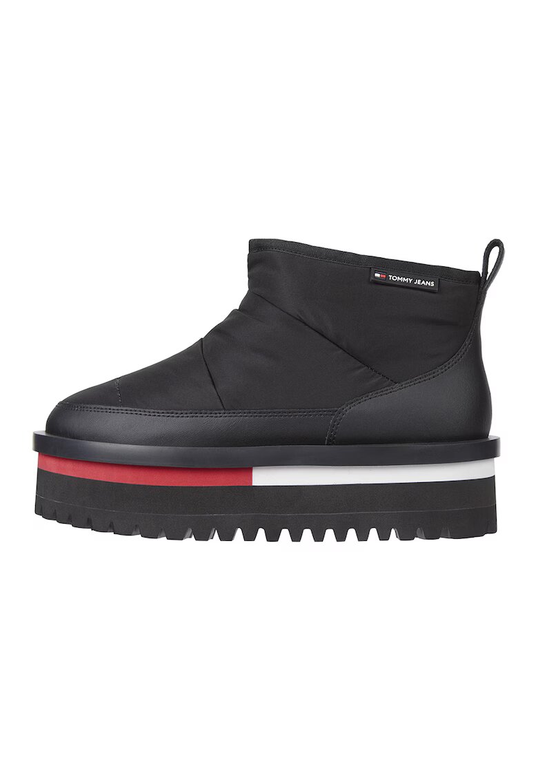 Tommy Jeans Ghete flatform fara inchidere - Negru