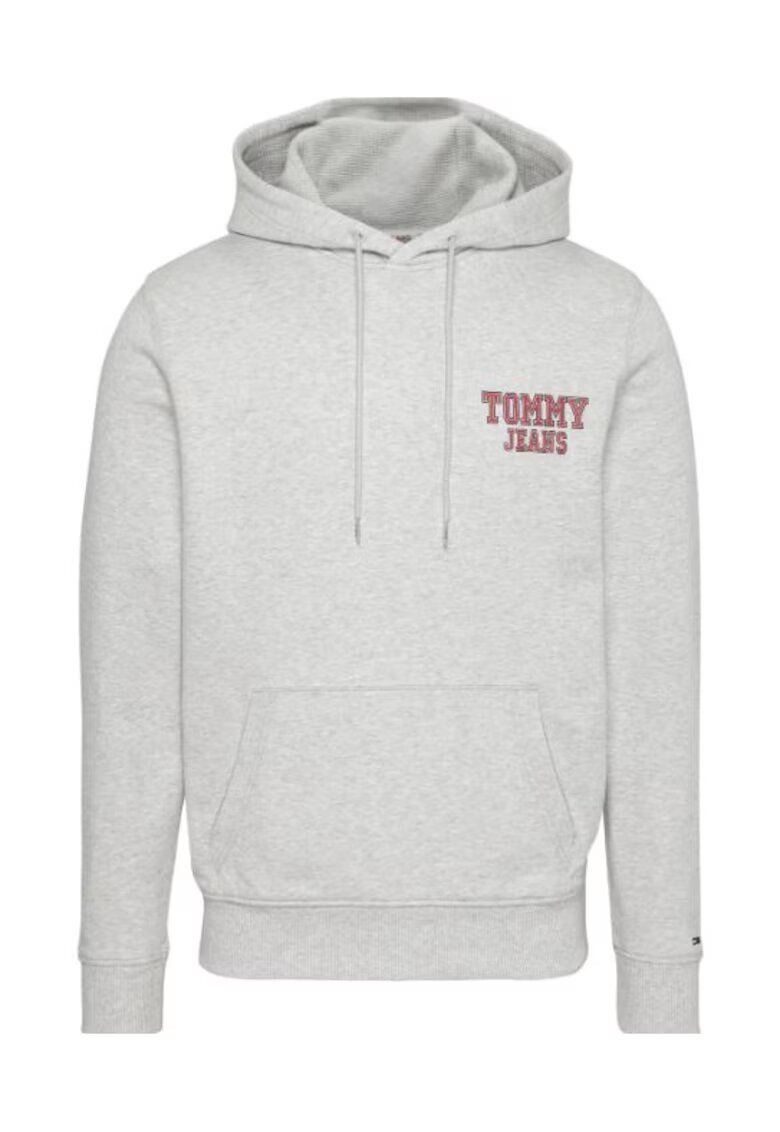 Tommy Jeans Hanorac barbati - Bumbac - Multicolor - Gri