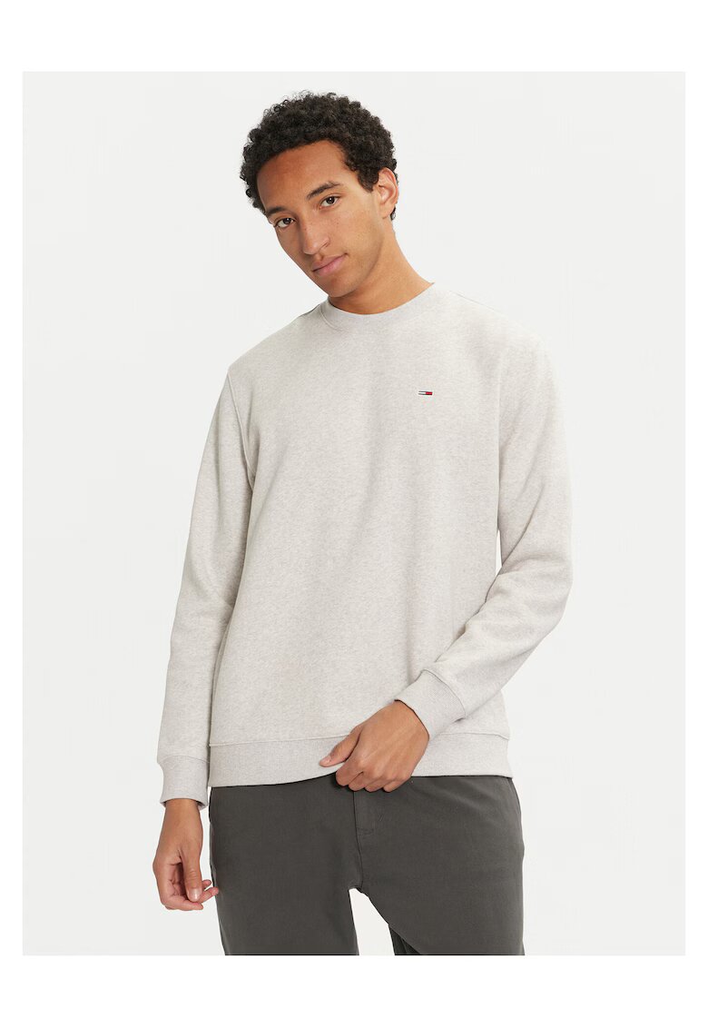 Tommy Jeans Hanorac barbati gri deschis