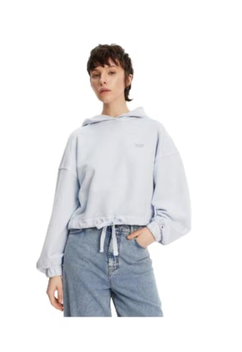 Tommy Jeans Hanorac dama - bumbac - albastru -