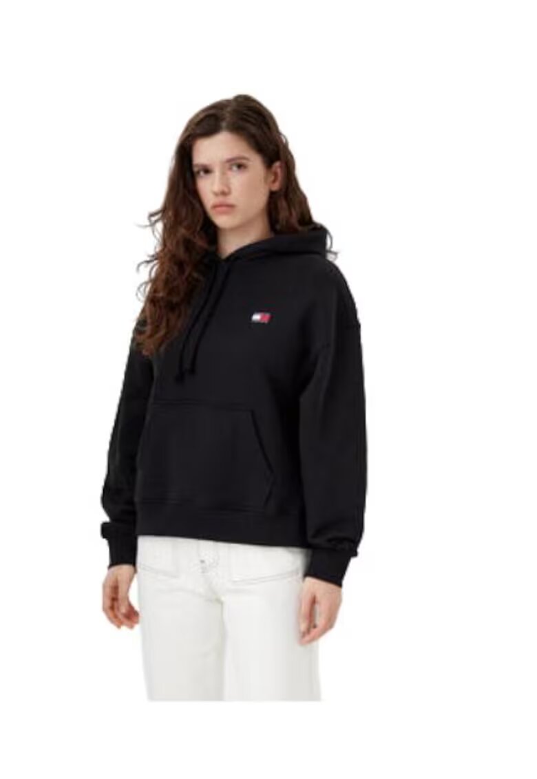 Tommy Jeans Hanorac dama - bumbac - negru -