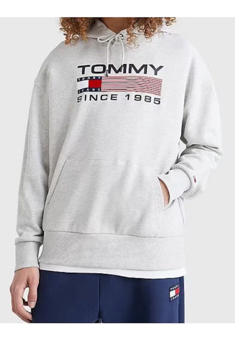 Tommy Jeans Hanorac din bumbac Athletic