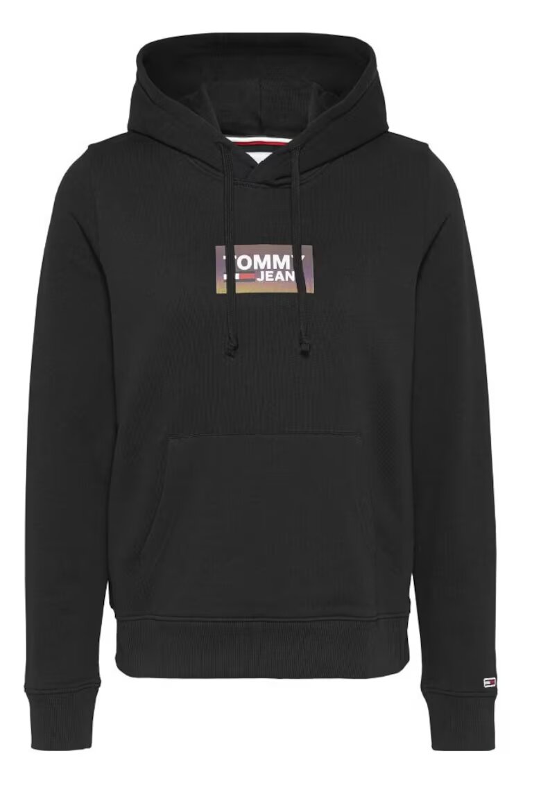 Tommy Jeans Hanorac din bumbac Gradient Logo -