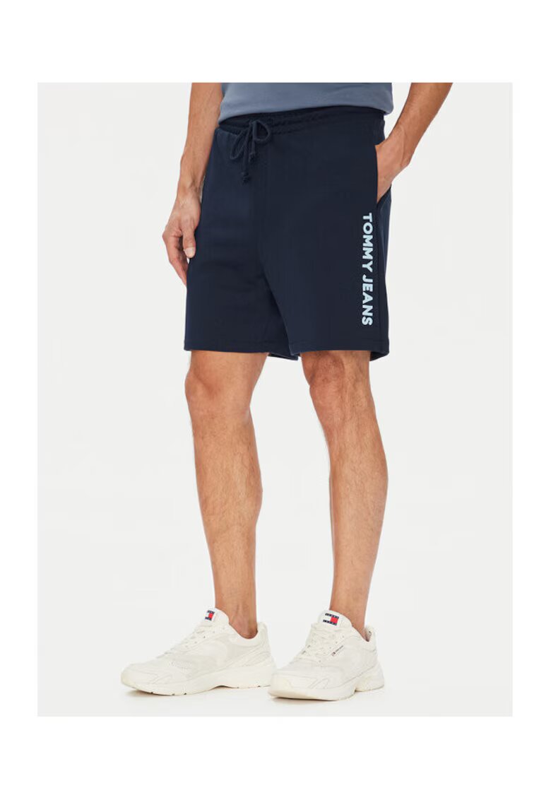 Tommy Jeans Pantaloni barbati bleumarin -