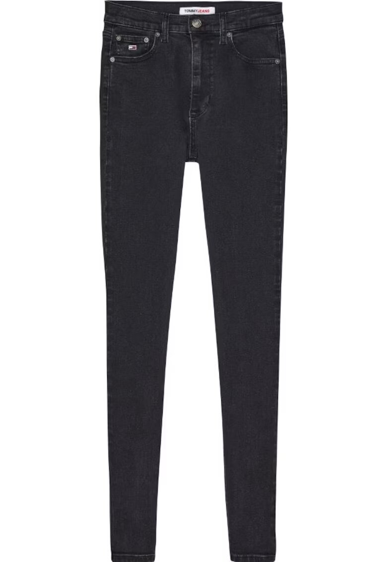 Tommy Jeans Pantaloni - Bumbac/Elastan - Negru - 28/30 EU