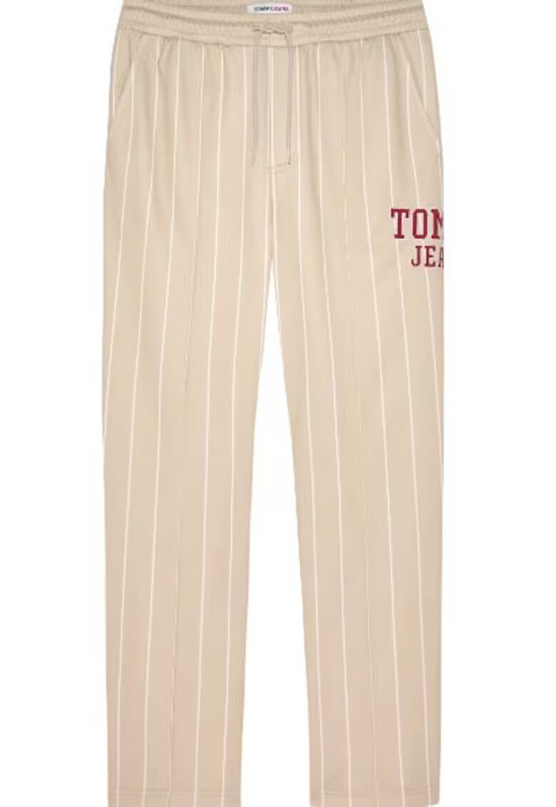 Tommy Jeans Pantaloni cu model in dungi