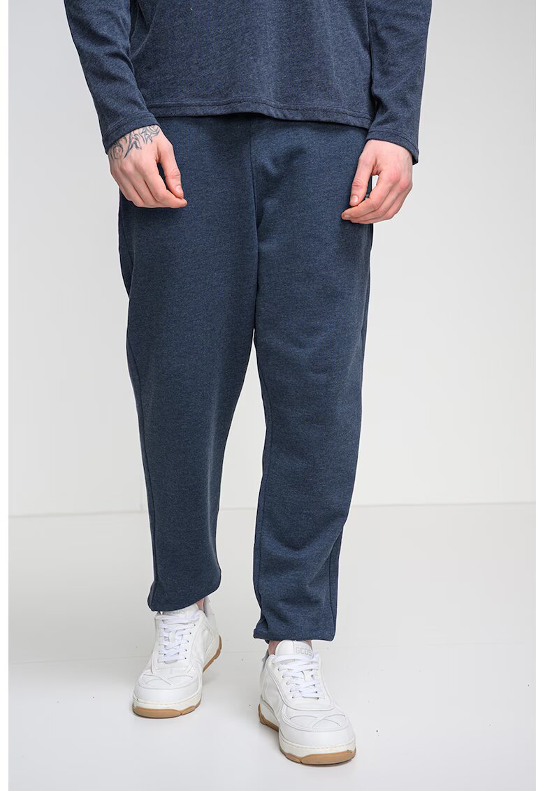 Tommy Jeans Pantaloni de trening cu buzunare laterale - Bleumarin