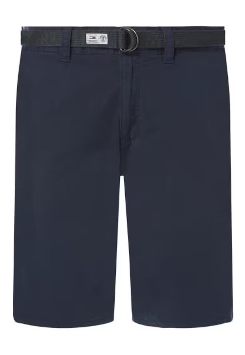 Tommy Jeans Pantaloni scurti barbati - Bumbac - Bleumari`n - Bleumarin