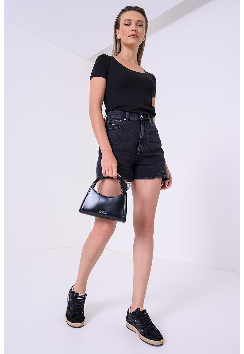 Tommy Jeans Pantaloni scurti de denim - Negru