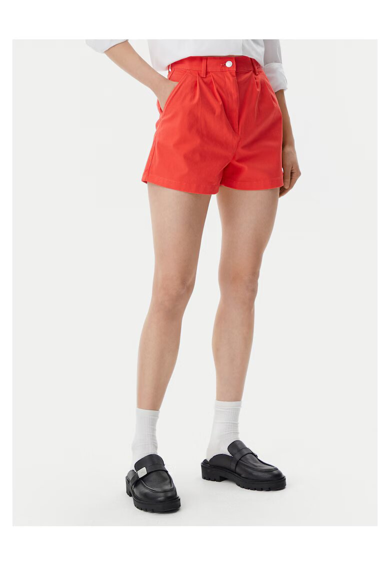 Tommy Jeans Pantaloni scurti pentru dama - portocaliu