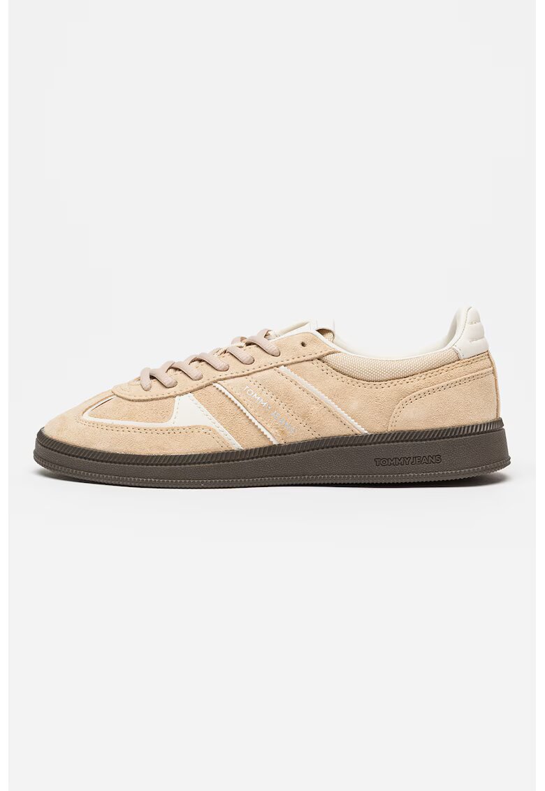 Tommy Jeans Pantofi sport din piele intoarsa Greenwich Edge - Maro nisip