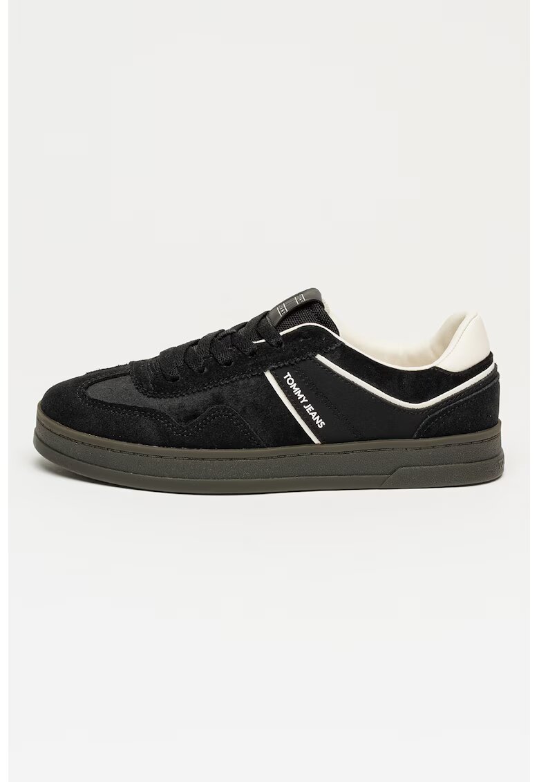 Tommy Jeans Pantofi sport low-cut din piele intoarsa The Greenwich - Negru