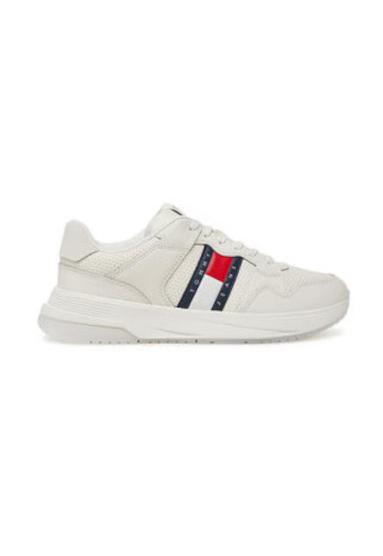 Tommy Jeans Pantofi sport pentru barbati - 305158802 - piele naturala - alb -