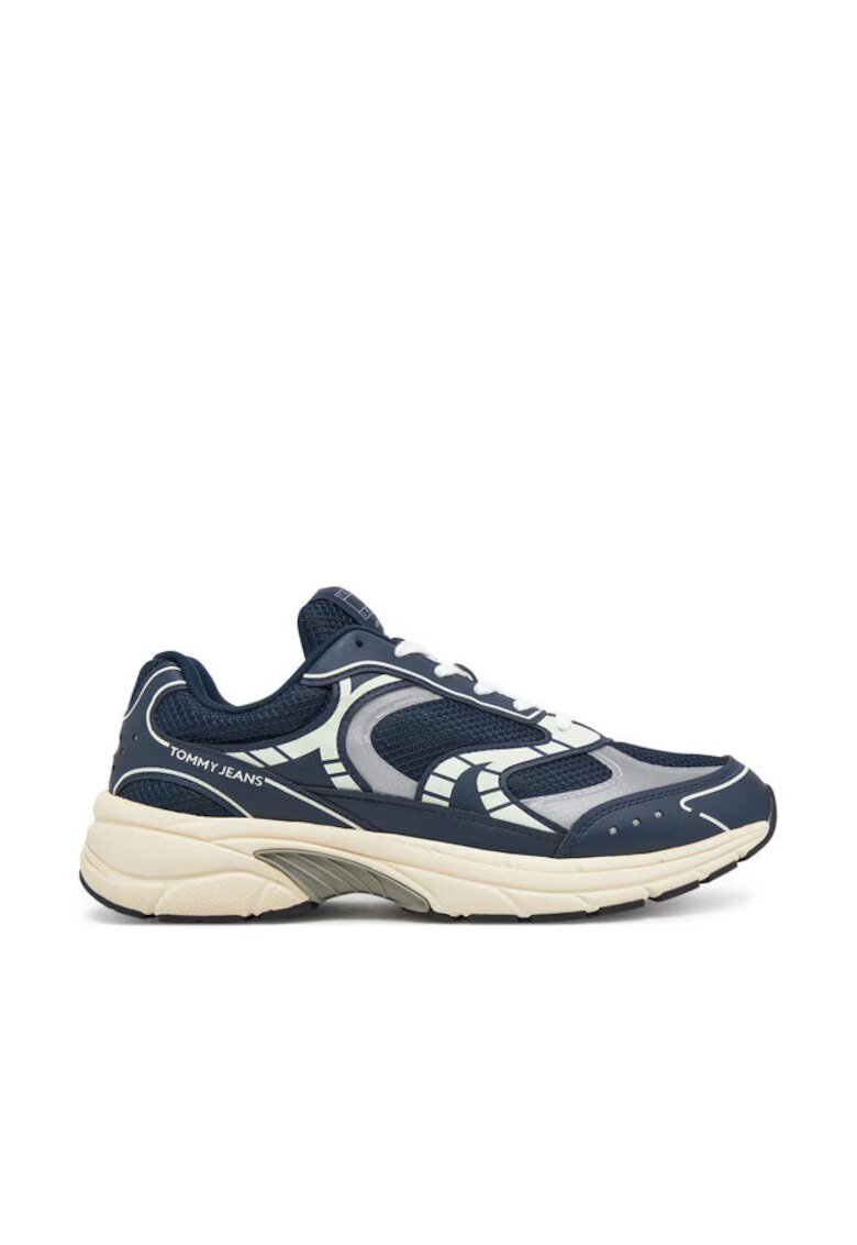Tommy Jeans Pantofi sport pentru barbati - 305159045 - textil - bleumarin -