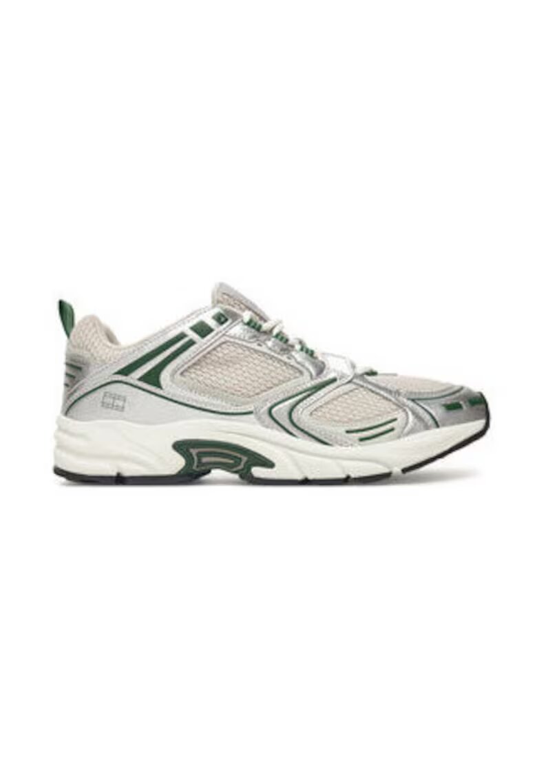 Tommy Jeans Pantofi sport pentru barbati - 305159106 - textil - bej/argintiu