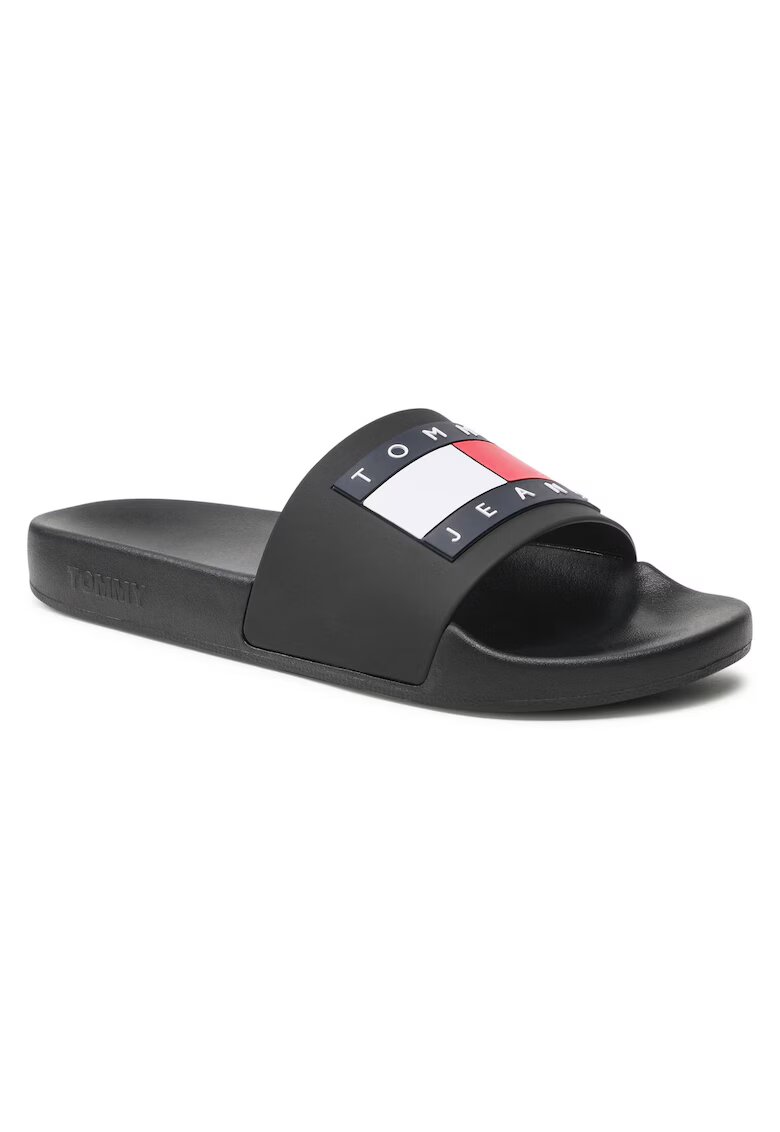 Tommy Jeans Papuci barbatesti - negru - plastic -