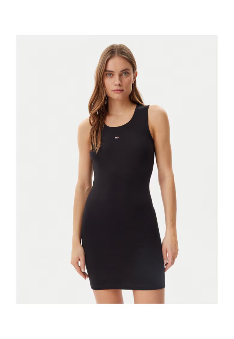 Tommy Jeans Rochie casual de dama negru -