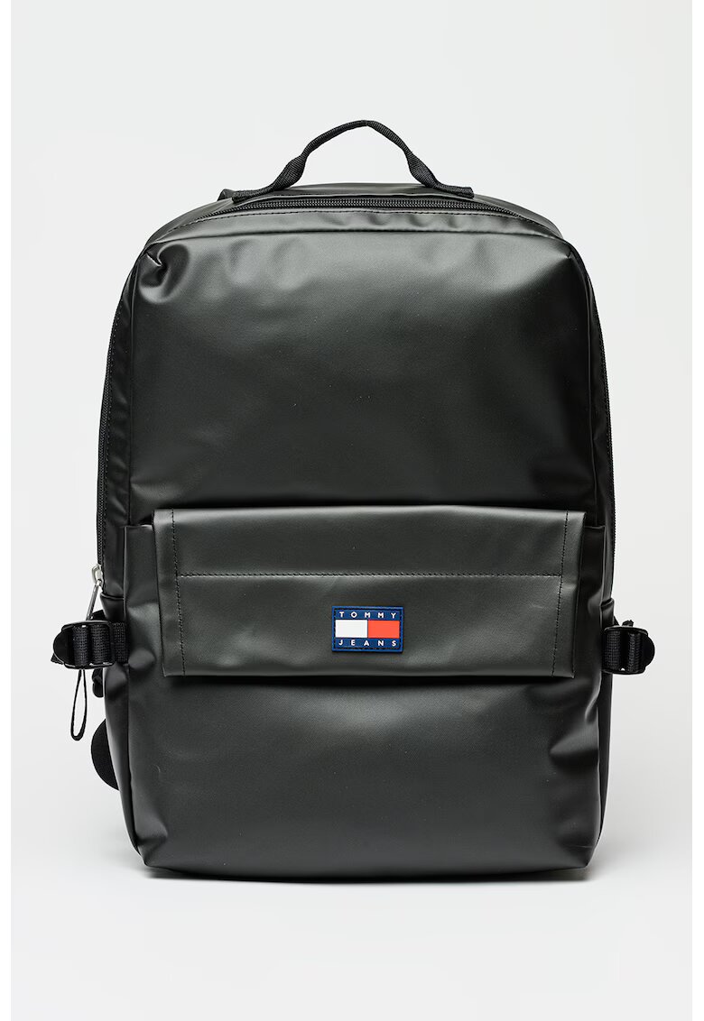 Tommy Jeans Rucsac de piele ecologica cu logo Elevated - Negru