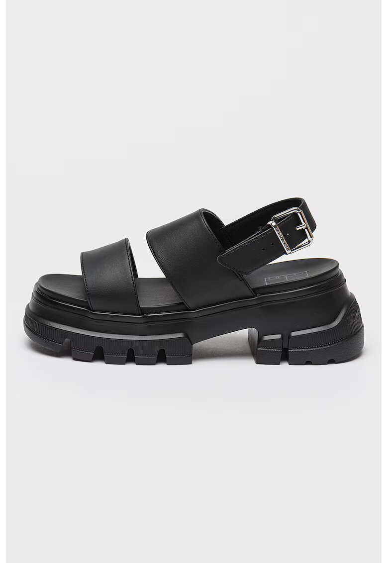 Tommy Jeans Sandale cu aspect masiv City - Negru