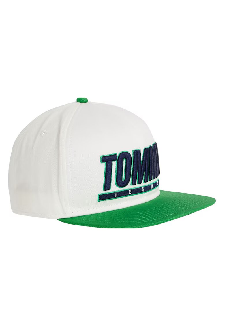 Tommy Jeans Sapca cu logo brodat si bor plat
