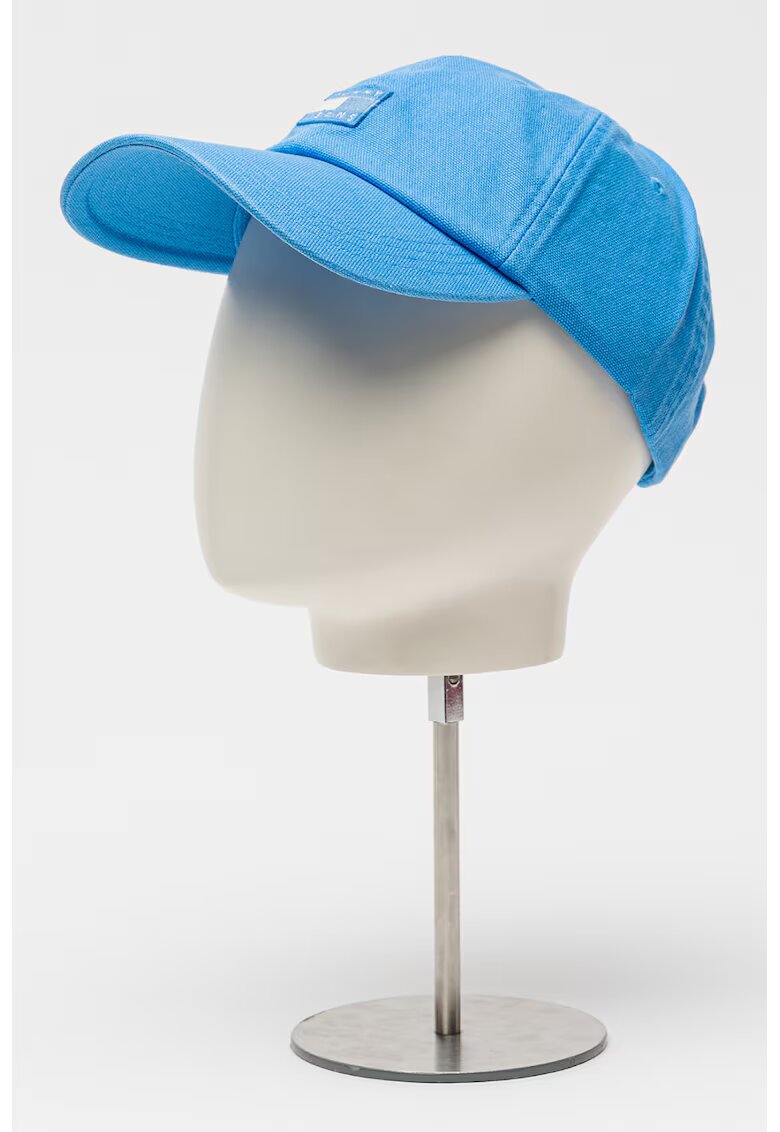 Tommy Jeans Sapca de bumbac cu logo Heritage - Albastru glaciar