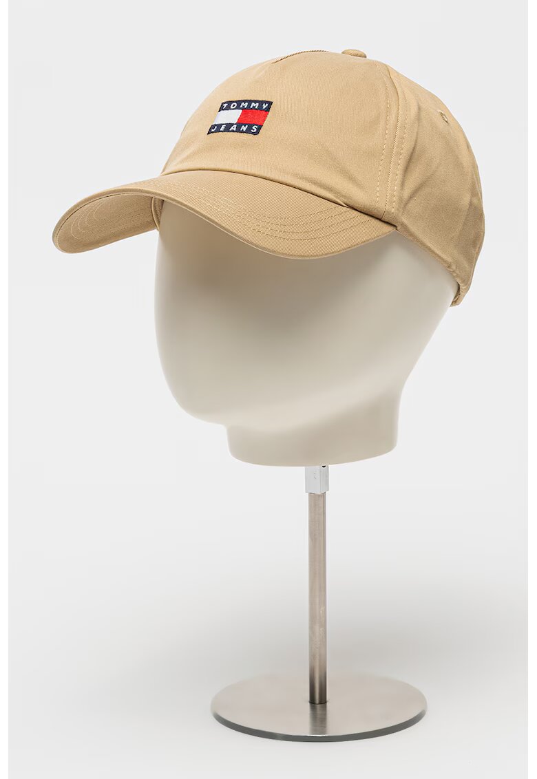 Tommy Jeans Sapca din bumbac organic Heritage - Bej