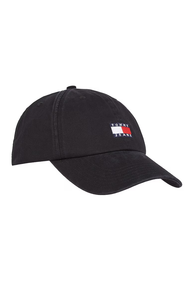 Tommy Jeans Sapca din bumbac organic Heritage - Negru
