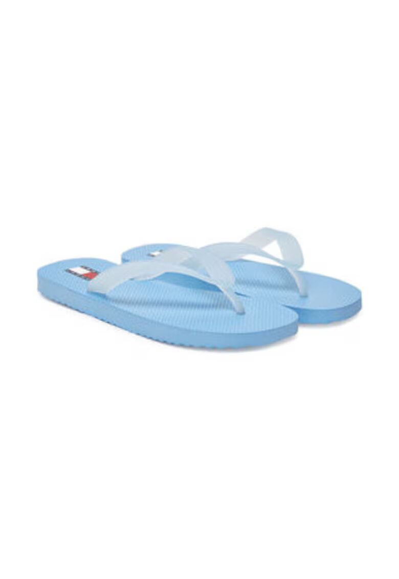 Tommy Jeans Slapi pentru femei - albastru - plastic
