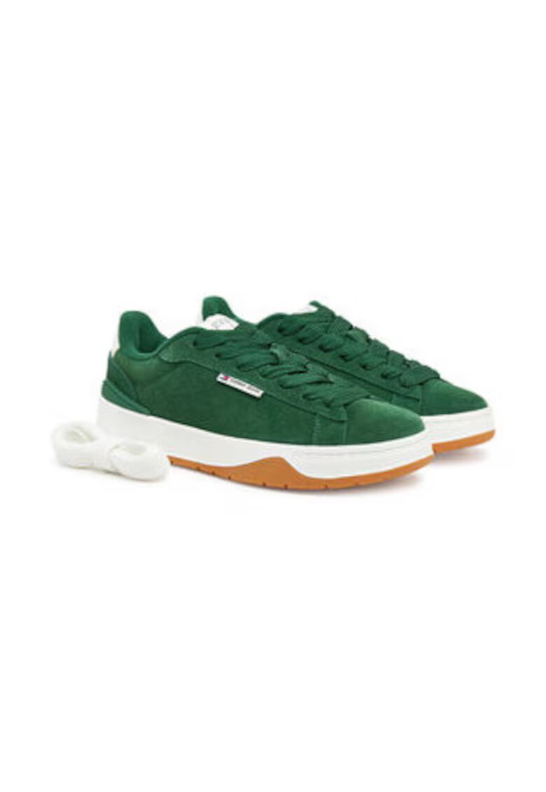 Tommy Jeans Tenisi dama - piele naturala - verde - 305159519