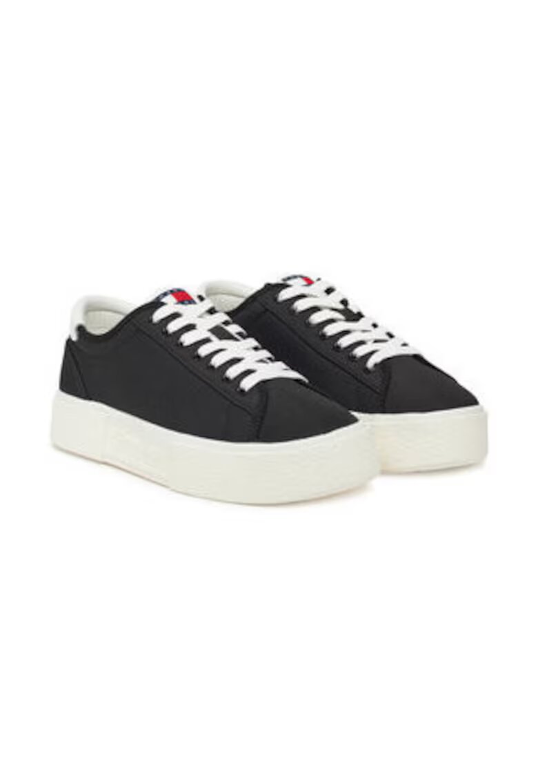 Tommy Jeans Tenisi material textil - negru - Negru