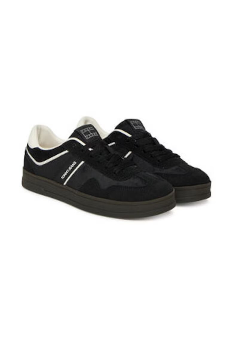 Tommy Jeans Tenisi pentru femei - piele naturala - Negru