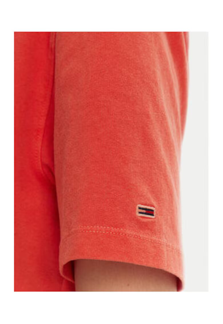 Tommy Jeans Tricou Dama - bumbac - portocaliu -