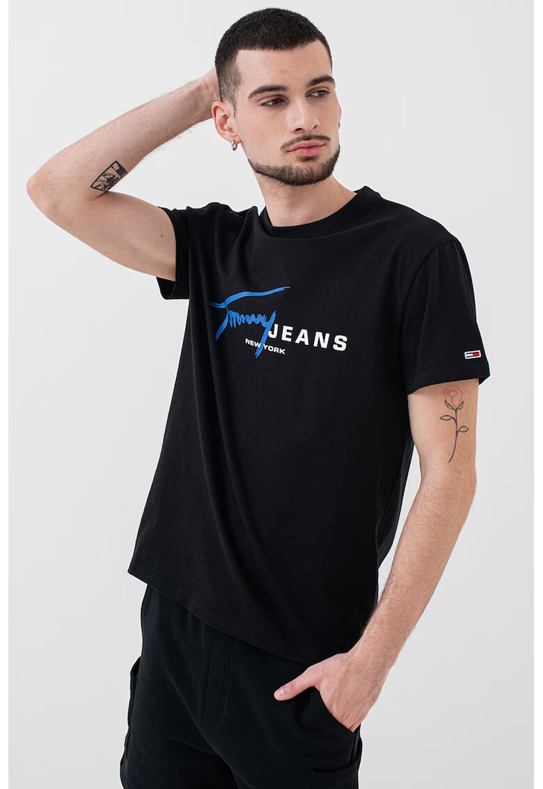 Tommy Jeans Tricou de bumbac Signature