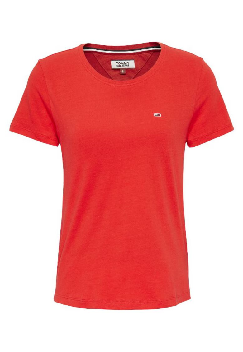 Tommy Jeans Tricou din bumbac cu logo discret -