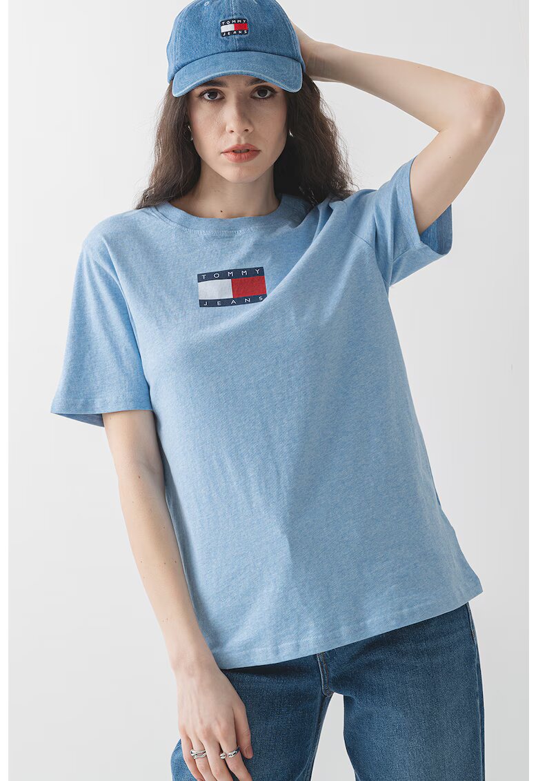 Tommy Jeans Tricou lejer din bumbac cu logo