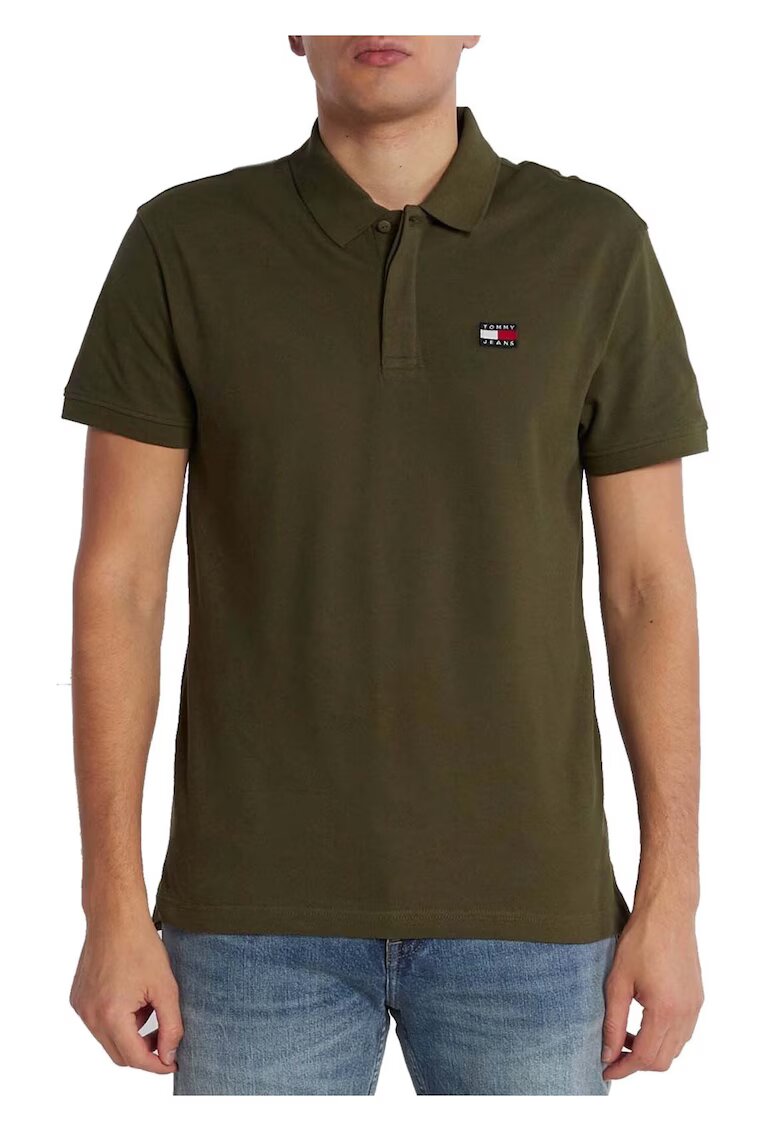 Tommy Jeans Tricou polo cu detaliu logo