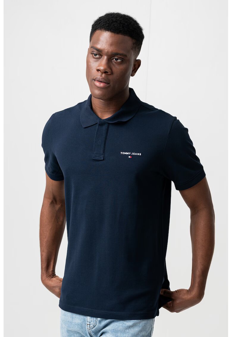 Tommy Jeans Tricou polo cu logo discret