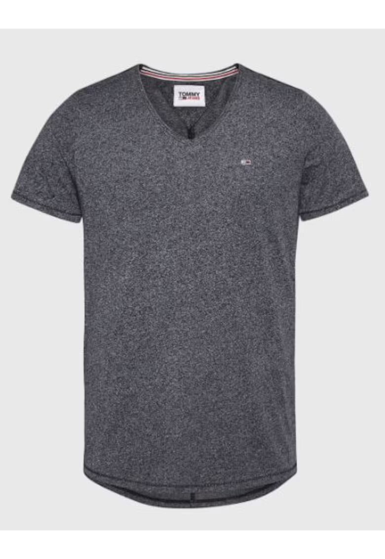 Tommy Jeans Tricou slim fit cu decolteu in V Jaspe -