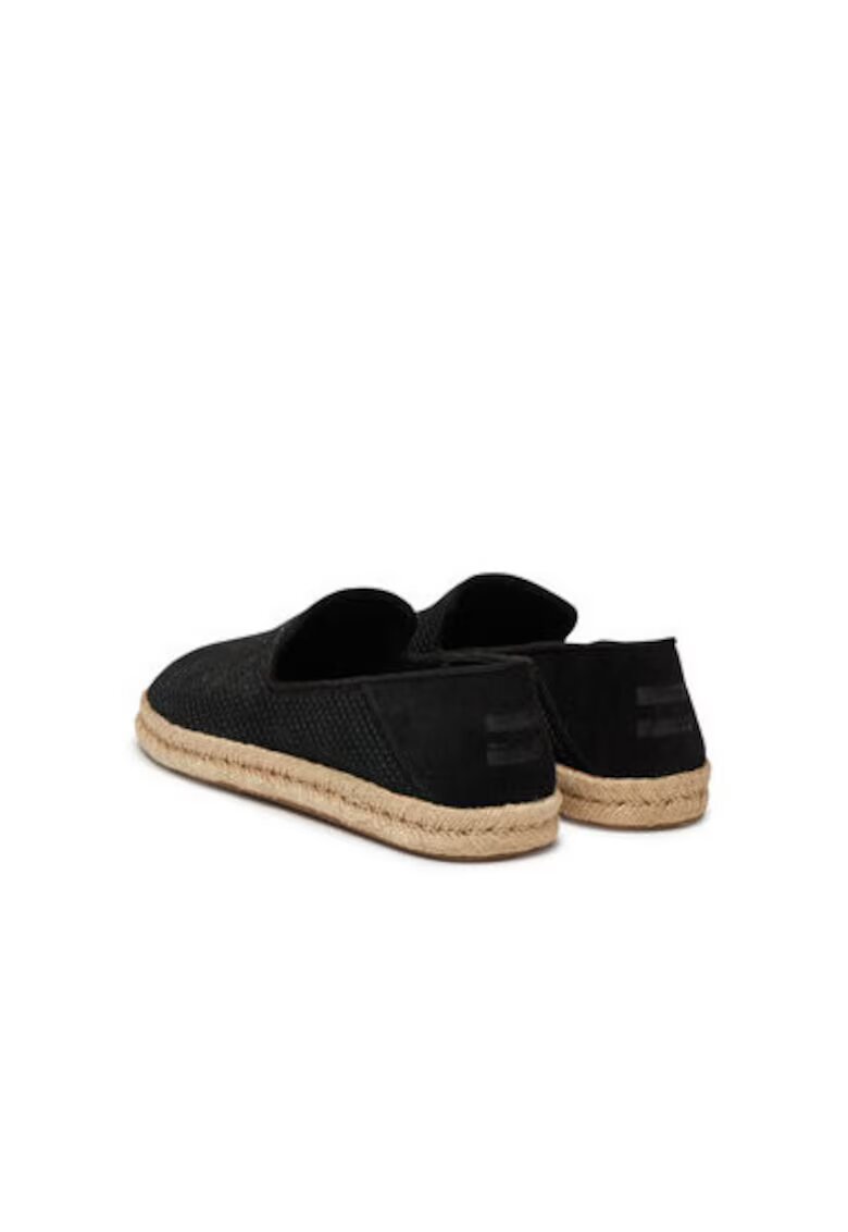 TOMS Espadrile barbati 10021909 - Piele naturala - Negru