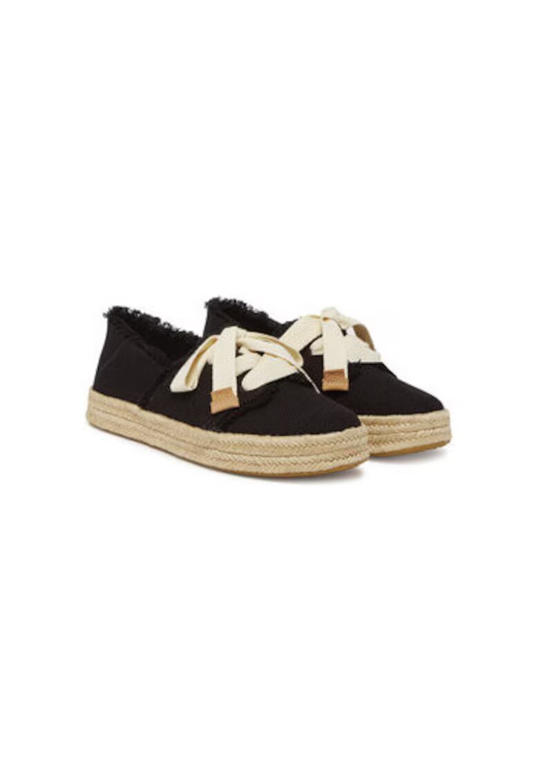 TOMS Espadrile dama 10021856 - Textil - Negru