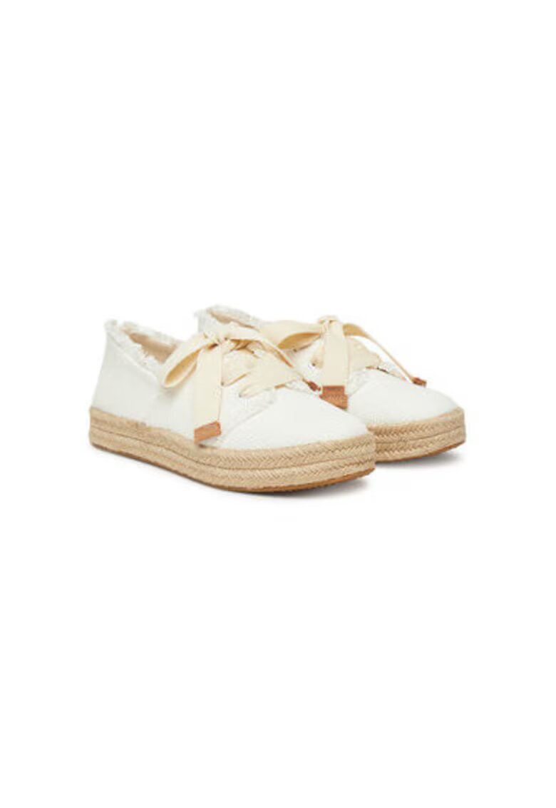 TOMS Espadrile dama 10021879 - Textil - Alb