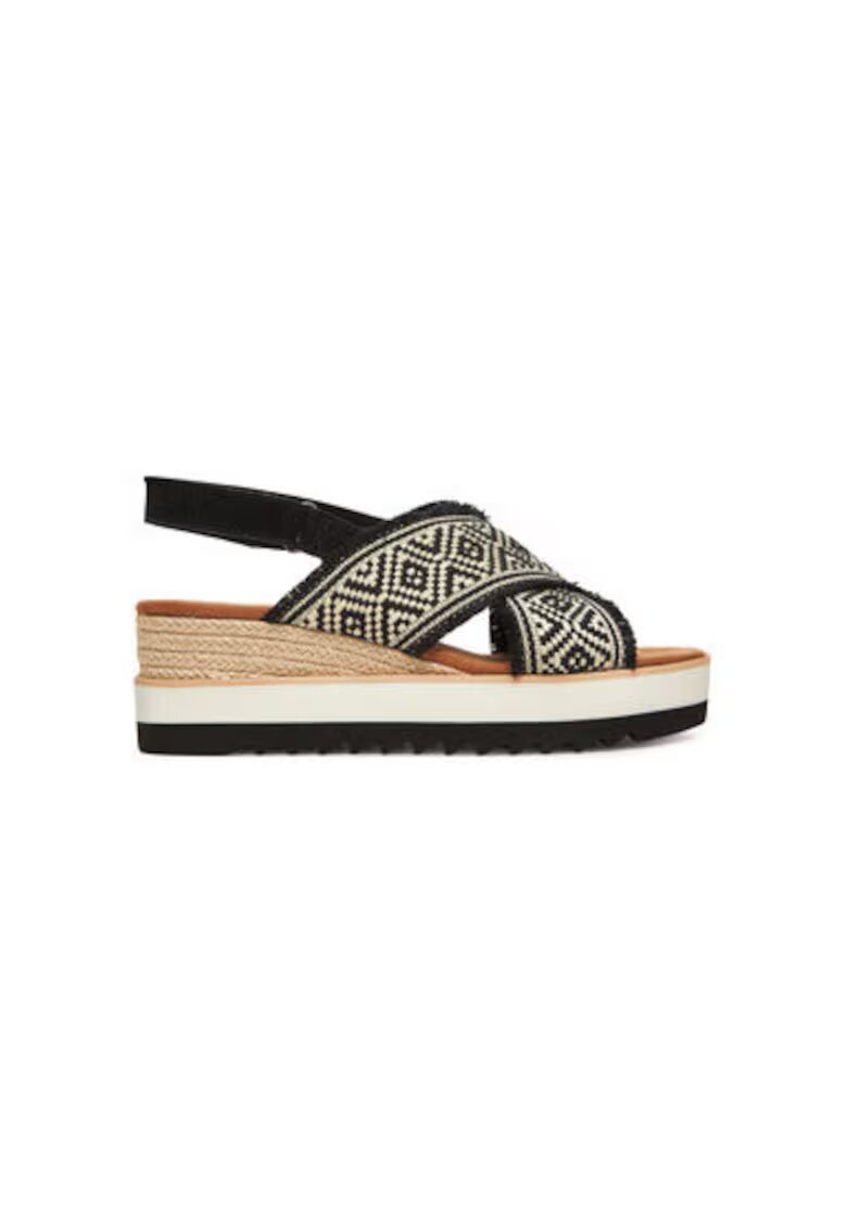 TOMS Espadrile dama 10021961 - Textil - Negru