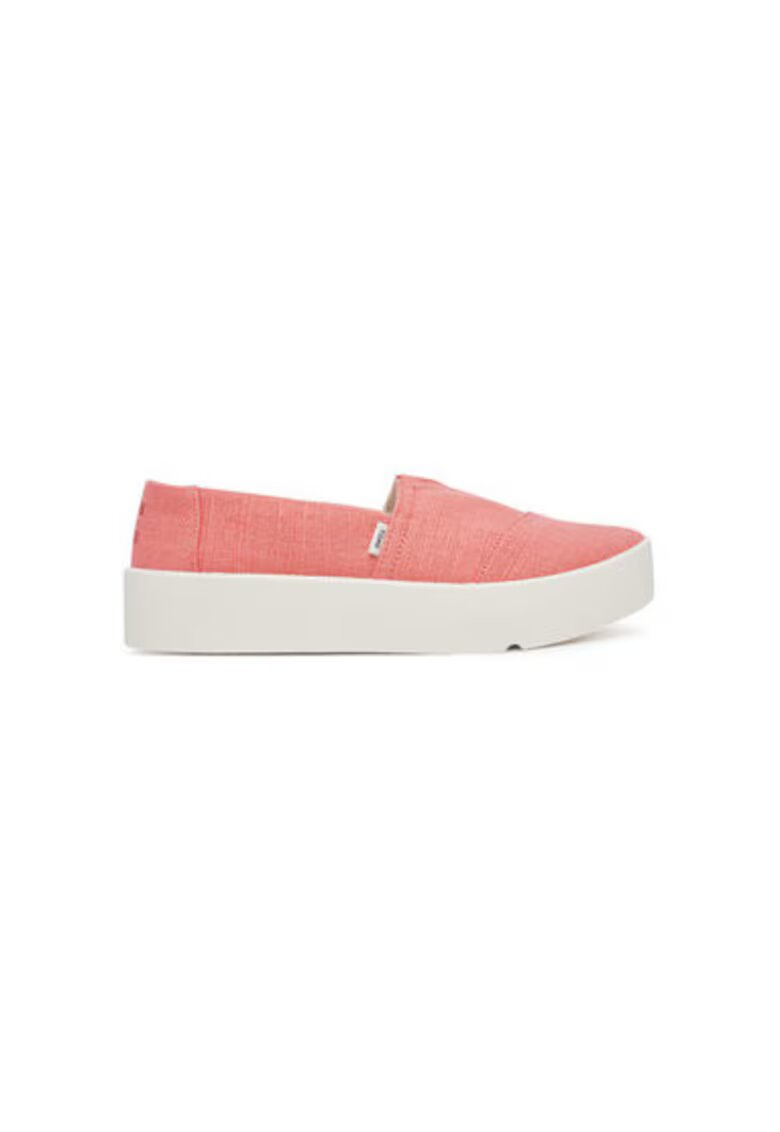 TOMS Mocasini dama 10021859 - Textil - Roz