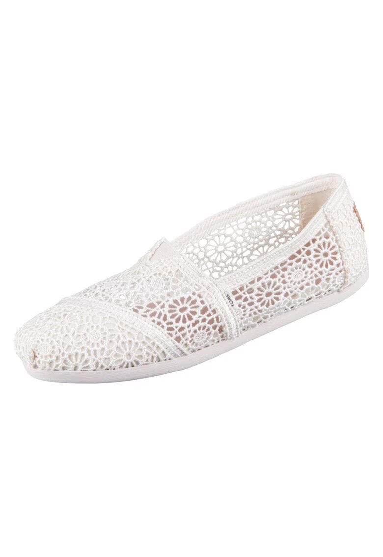 TOMS Pantofi dama Sintetic - Alb - Alb