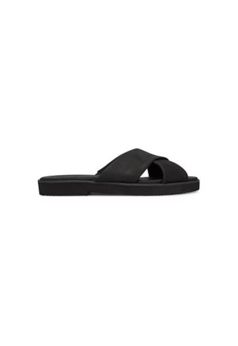 TOMS Slapi dama - 10021975 - Piele naturala - Negru