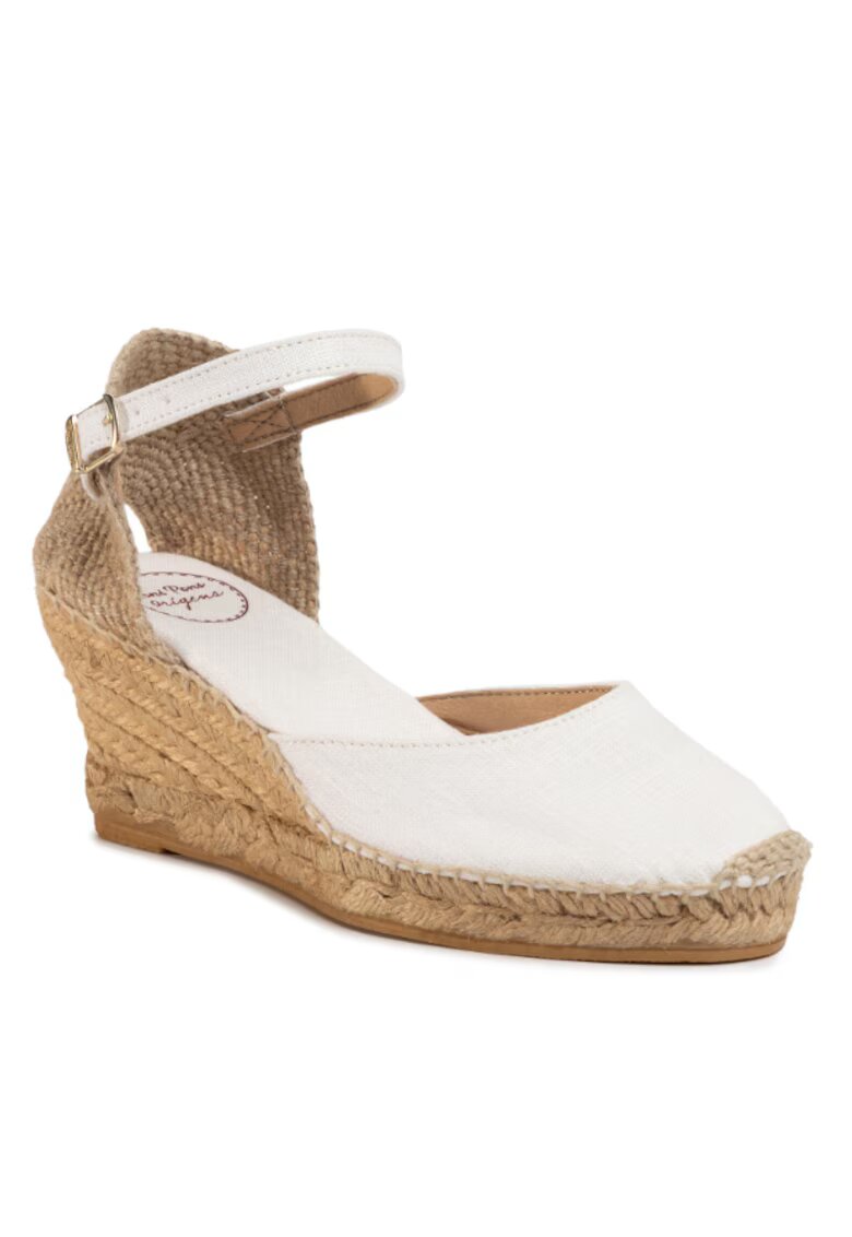 Toni Pons Espadrile dama - 206596246 - Alb - Textil - Alb