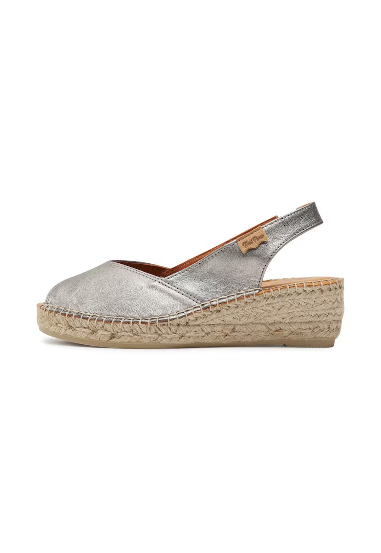Toni Pons Espadrile dama - 773589 - Piele naturala - Argintiu