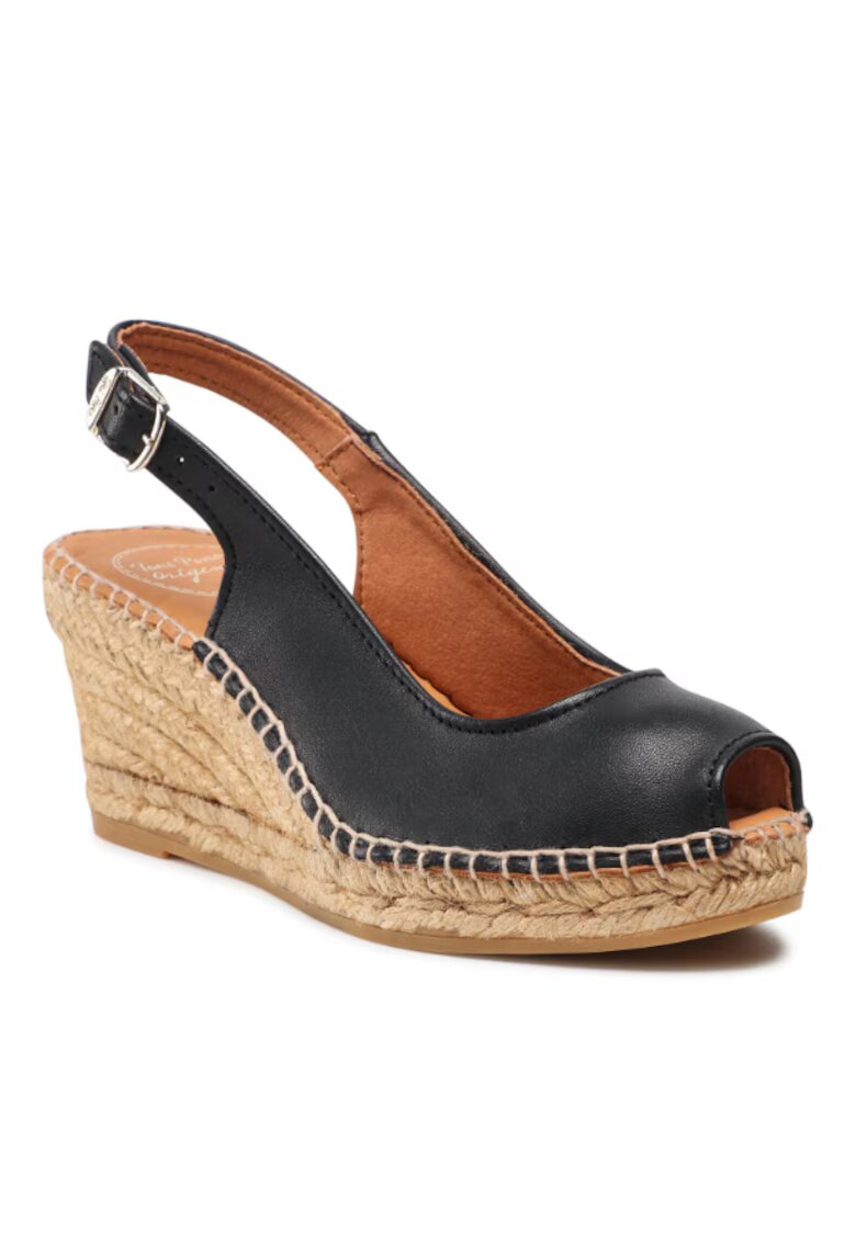 Toni Pons Espadrile dama Piele naturala - Negru
